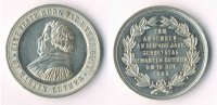 Augsburg Zinnmedaille 400. Geburtstag Luthers -