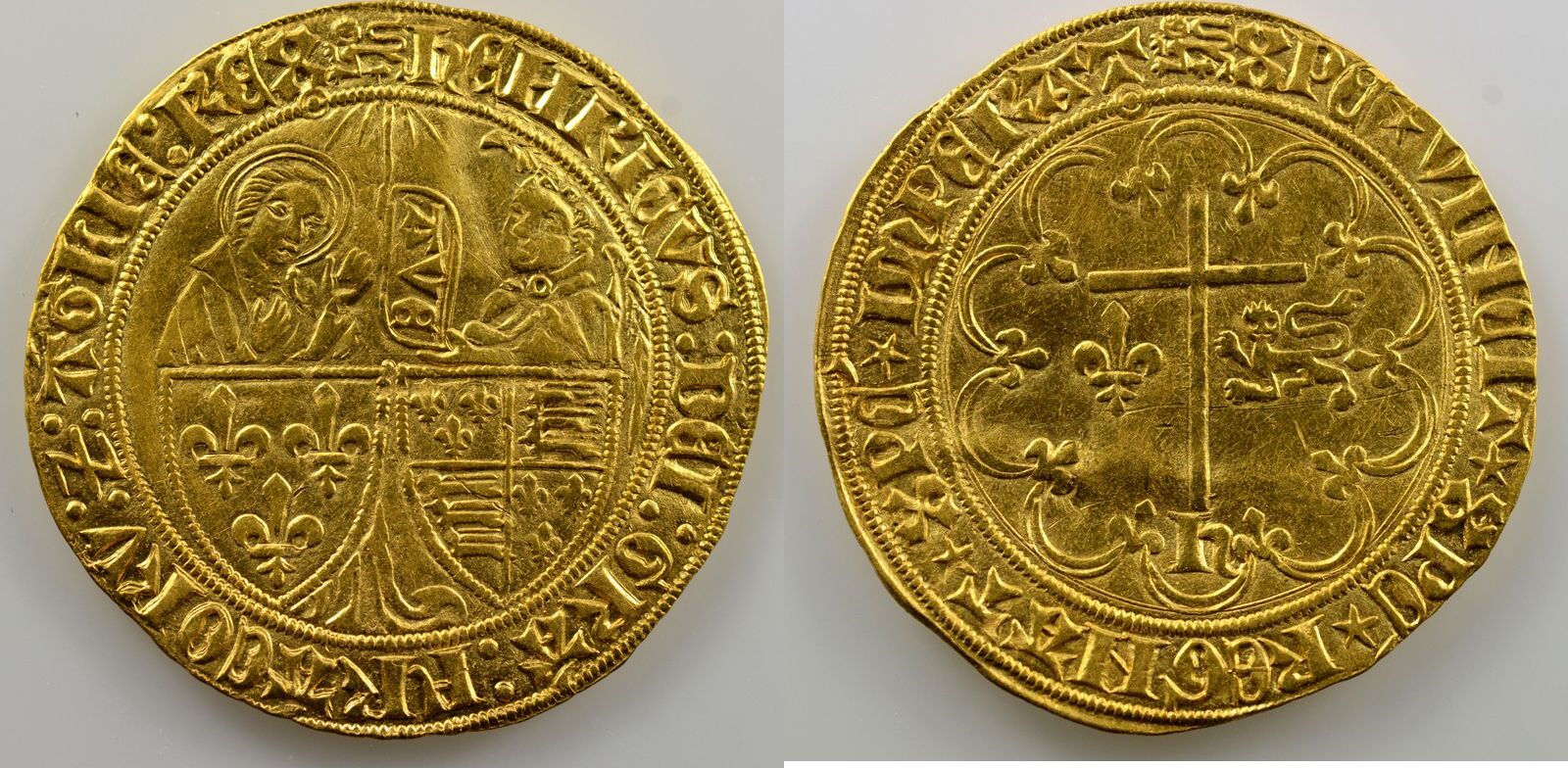 Royal coins of France Henri VI (roi de France et d'Angleterre) Duplessy