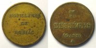 Tokens and Medals Mining Numismatics Robiac-Bessèges Houillères de Robiac SVI Cu, R 25mm TTB -
