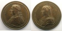 Coins of Lorraine bronze Medals Ferd. de Saint Urbain série des Ducs de Lorraine Mathieu I bronze 46 mm TTB -