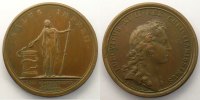 Tokens and Medals bronze Medals of Louis XIV année 1658 MAUGER Guérison du Roi à Calais bronze 41mm TTB+/SUP -