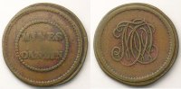 Tokens and Medals Mining Numismatics Anzin, arr. de Valenciennes SVI Cu, R 29mm TB+/TTB -