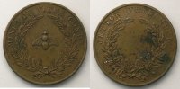 Tokens and Medals Mining Numismatics Vieux-Condé Mines du Vieux conde Jetton d'Hercheur cuivre 28mm TTB+/SUP -