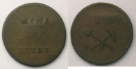 Tokens and Medals Mining Numismatics Littry Mine de Litry 12 (sous) TB -