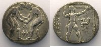   420-370  v. Chr. Greek coins Pamphylia   Aspendos   Statère d'argent  ... 450,00 EUR free shipping
