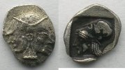   500-450  v. Chr. Greek coins Mysia   Lampsakos   Trihémiobole   (500-4... 120,00 EUR  +  7,00 EUR shipping