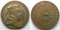Coins of Lorraine bronze Ducal family of Lorraine Charles de Lorraine, archevêque de Reims Médaille en bronze 39,5mm refrappe moderne XX° s. SUP -