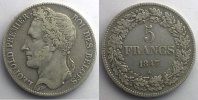 World coins 5 Francs Belgium Léopold I (1831-1865) 5 Francs 1847 TTB -