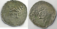 Coins of Lorraine Denier Bishopric of Metz Thierry I ou Adalbéron II (965-984-1005) Denier B/TB -