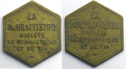 Emergency coins and tokens ROUBAIX (59) La Roubaisienne Société de Gymnastique et de Tir Lt,6 21 mm TB+/TTB -