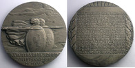 Tokens and Medals Numismatics of WW1 Médailles françaises Delannoy Bataille de la Somme MXMXVI Médaille en argent 59mm SUP -