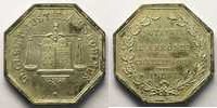 Tokens and Medals Jeton Numismatique du Notariat français (jetons de Notaires) Chateauroux Jeton octogonal en argent SUP -