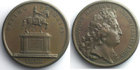 Tokens and Medals bronze Medals of Louis XIV année 1699 MAUGER Statue équestre du roi érigée à Paris bronze 41mm SUP -