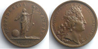 Tokens and Medals bronze Medals of Louis XIV année 1700 MAUGER/ jean DOLLIN Edit contre le luxe bronze 41mm SUP/FDC -