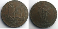 Tokens and Medals bronze Tokens and Medals of the Consulate Année 1801 DUPRE Séjour à Paris du Roi et de la Reine d'Etrurie 10 juin 1801 bronze 34 mm TTB+ -