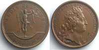 Tokens and Medals bronze Medals of Louis XIV année 1697 MAUGER Mariage du duc de Bourgogne avec Marie-Adélaïde de Savoie bronze 41mm SUP/FDC -