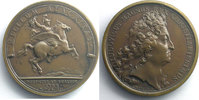 Tokens and Medals bronze Medals of Louis XIV année 1694 MAUGER Le Dauphin au pont d'Espierre bronze 41mm SUP -