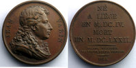 Tokens and Medals bronze Numismatic of famous people Galerie Métallique des Grands Hommes Français Jean Varin (Liège 1604 - Paris 1672) Médaille en bronze 41mm 1820 SUP/FDC -