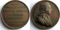 Tokens and Medals bronze Medals from Louis XV Année 1730 J.Duvivier/non signée Naissance du Duc d'Anjou bronze 41mm SUP/FDC -