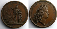 Tokens and Medals bronze Medals from Louis XV Régence de Philippe d'Orléans Duvivier Education du Roi bronze 1717 42mm SUP/FDC -
