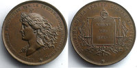 Tokens and Medals bronze Numismatique des 3 Glorieuses 27, 28, 29 juillet 1830 Médailles des Journées F.Pingret Médaille en bronze 40mm SUP -
