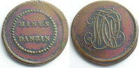Tokens and Medals Mining Numismatics Anzin, arr. de Valenciennes SVI Cu, R 35mm TTB -