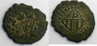 World coins Denier Spain Philippe III (1598-1621) Denier BANYOLES TB -