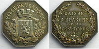 Tokens and Medals jeton Numismatics of the savings banks Vendome jeton octogonal en argent 26mm SUP -