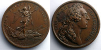 Tokens and Medals bronze Medals from Louis XV Année 1747 J.Duvivier/F.Marteau Bataille de Lawfeldt bronze 1747 41,5mm SUP/FDC -