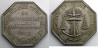Tokens and Medals Jeton octogonal en argent Incendie SUP