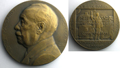 Tokens and Medals bronze Numismatique de la Ville de Paris Emile Massard Médaille en bronze 63mm Conseiller municipal 1904-1930 SUP/FDC -