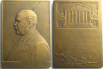 Tokens and Medals bronze Numismatique de la Ville de Paris François Froment-Meurice Plaque en bronze 51x70mm Conseiller municipal 1890-1915 SUP/FDC -