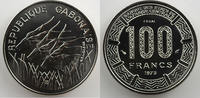 World coins 100 Francs Gabon République KM E6 100 Francs 1975 Essai FDC -