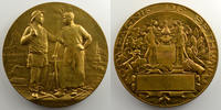Tokens and Medals bronze Mining Numismatics Béthune Mayeur A. Médaille en bronze doré 63mm Compagnie de Béthune (1851) SUP/FDC -