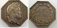 Tokens and Medals Jeton Numismatics of insurance companies Le Nord Jeton octogonal en argent 30mm Louis-Philippe I Lille Incendie SUP -