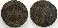 Coins of Lorraine Jeton rond en cuivre Lorraine towns tokens Chambre de ville de Nancy Jeton rond en cuivre 28mm 1617 TTB -