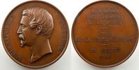 Tokens and Medals Medals of the reign of Napoleon III Achèvement des Tuileries et du Louvre CAQUE Médaille en cuivre 78mm Louis-Napoléon Bonaparte 25 juillet 1852 Pose de la première pierre SUP -