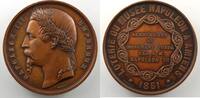 Tokens and Medals bronze Medals of the reign of Napoleon III Loterie du Musée Napoléon à Amiens CAQUE Médaille en bronze 50mm Loterie du Musée Napoléon à Amiens 1861 SUP -