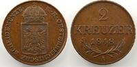 World coins 2 Kreuzer Austria Francis Josef I (1848-1916) 2 Kreuzer 1848 A (Vienne) TTB+ -
