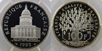 Coins of France 1959-2001 100 Francs 100 Francs G.898 Panthéon 1992 PCGS-PR68DCAM Belle Epreuve/Proof -