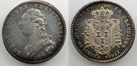 Feudal coins jeton rond en argent Touraine Jetons des Maires de Tours E.J.C. Benoist de la Grandiere jeton rond en argent Louis XVI 1785 TTB+/SUP -