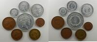 Emergency coins and tokens PARIS (75) Ecole Pratique de Commerce Elie E25.2 à 25.9 5 c, 10 c, 50 c, 1 (F), 2 (F), 5 (F), 10 (F), 20 (F) Série de 8 pièces SUP/FDC -