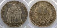 Coins of France 1793-1959 5 Francs 5 Francs G.745 Hercule 1874 A (Paris) PCGS-MS65 FDC -