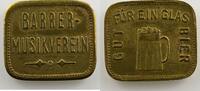 Emergency coins from Alsace-Lorraine BARR (67) Barrer - Musikverein Gut Für Ein Glass Bier Lt, Rect 4a 22x19 mm TTB -