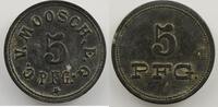 Emergency coins from Alsace-Lorraine 5 Pf MOOSCH (68) C.-V., Moosch. E.G. 5 Pf Zn,R 19,5 mm TB+/TTB -