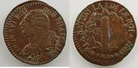 French revolutionary coins 3 Deniers G.4 3 Deniers Français 1792 BB (Strasbourg) TB+ -