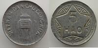 French colonial coinage 5 Hao Vietnam Hô Chi Mihn, Président (1945-1946) Lec.2 5 Hao valeur en creux 1946 TTB+ -