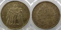 Coins of France 1793-1959 5 Francs 1876 A 5 Francs  G.745  Hercule  1876... 116.43 US$  +  8.15 US$ shipping