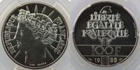 Coins of France  1959-2001 100 Francs 1988 100 Francs  G.903  Fraternité... 75.68 US$  +  8.15 US$ shipping
