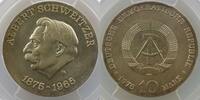 German coins 10 Mark GDR (German Democratic Republic) Commemorative coinage GDM 64 10 Mark Albert SCHWEITZER 1975 PCGS-MS67 FDC -